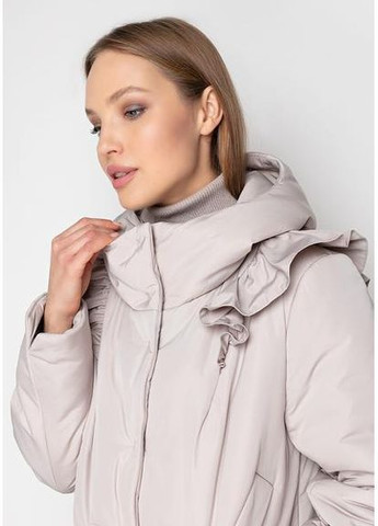 Бежева куртка 1273m-cw латте sam Samange