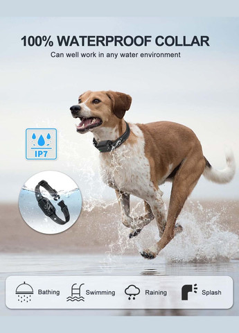 Нашийник для дресирування собак Sodog KT47 (Black) нашийник для тренування з пультом Bark (300368659)