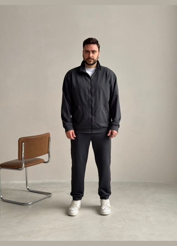 Комплект куртка темний хакі Main + костюм Pull без капюшону сірий No Brand (327218807)