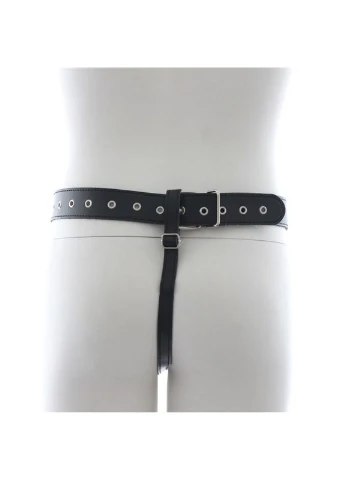 Жіночий пояс з ремінцями в промежини та кільцями Bdsm4u (381404418)