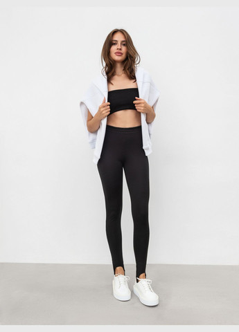 Черные зимние легинсы Romashka