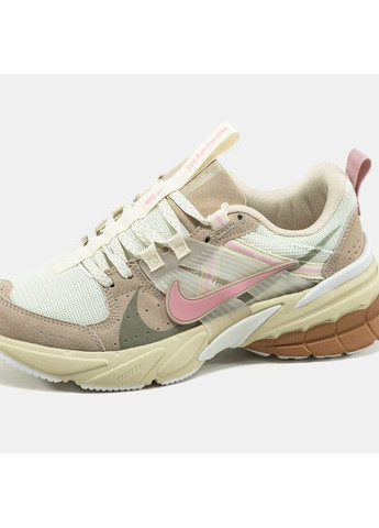 Кросівки жіночі Nike V2K Runtekk Beige Pink | Найк В2К Рантекк бежеві демісезони (365704732)