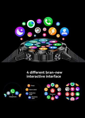 Наручний багатофункціональний смарт-годинник ударостійкий чоловічий розумний смарт-годинник delta з крокоміром (Е1612-2) Smart (306632975)