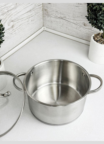 Кастрюля со стеклянной крышкой 3,2л Eterna IN0022ET Intrendo (335820512)