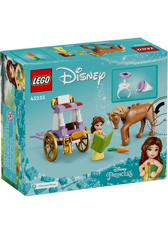 Конструктор Disney Сказочная карета Белль 62 деталей (43233) Lego (281425581)