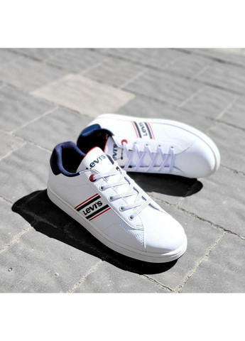 Белые кроссовки brandon lace Levi's