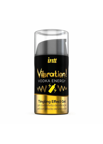 Жидкий вибратор Intt Vibration Vodka (15 мл), густой гель, очень вкусный, действует до 30 минут No Brand (367723063)