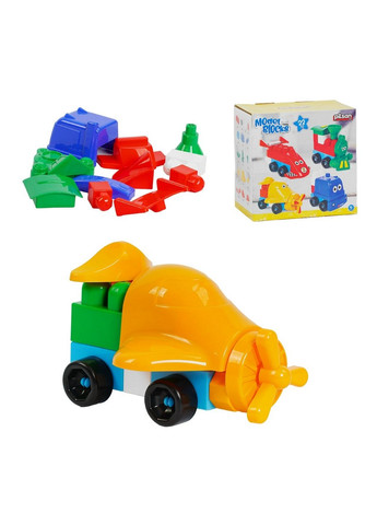 Конструктор-машина 4 варианта сборки, 22 детали 24х15х23,5 см Pilsan (289367796)