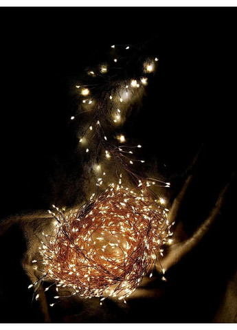 Гирлянда-кластер Luca Lighting 8 м теплый белый светодиодная для дома и улицы новогоднее освещение ProDobro (367266313)