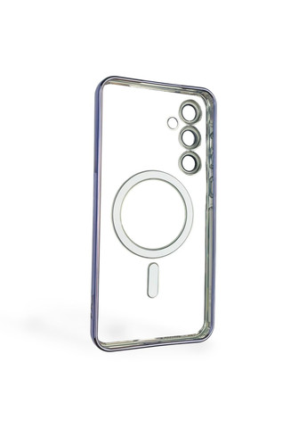 Чохол для Galaxy A55 5G (SM-A556B) з лінзами на камері з MagSafe на самсунг а55 5г бузковий Samsung (366385687)