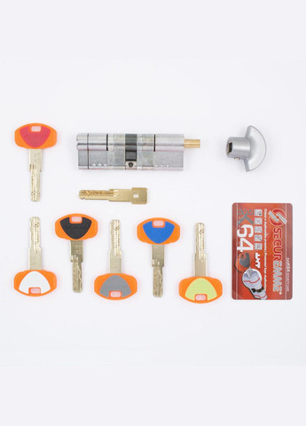 Циліндр 361BPCS4545115 K64 45/45 мм 5кл +1 ключ Securemme (322648146)