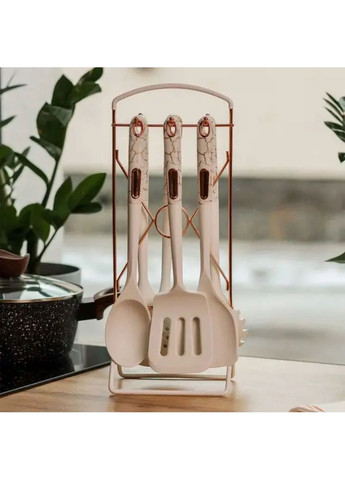 Набор кухонных принадлежностей на подставке 6 штук кухонные аксессуары Jooki (358706226)