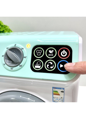 Пральна машина infunbebe звук світло обертовий барабан на батарейці Біла (RP88789) No Brand (355803923)