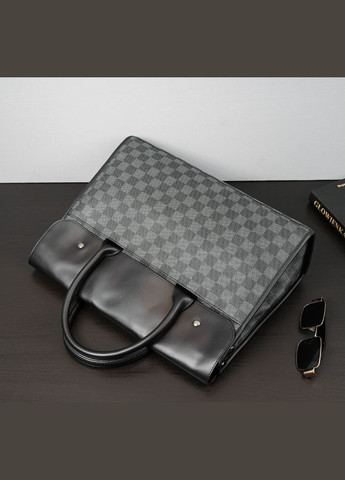 Мужской деловой портфель для документов формат А4 Черный No Brand (302391121)