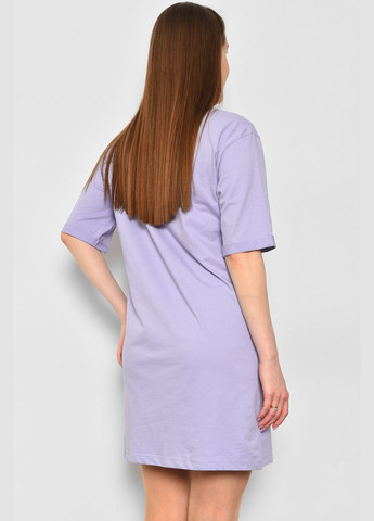 Жіноча туніка з тканини лакоста фіолетового кольору. Let's Shop (290981361)