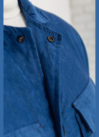 Синя демісезонна вітровка чоловіча на кнопках 131r3022-1 Ager Ветровка