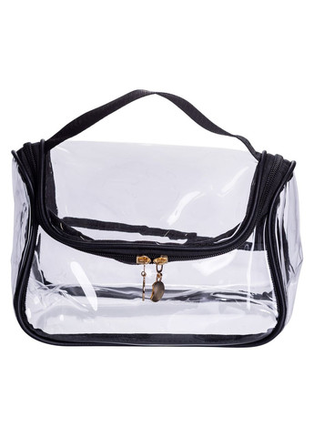 Набір прозорих жіночих косметичок для дому 2 (шт) Чорний HP-16-6K Yiwu (370801118)