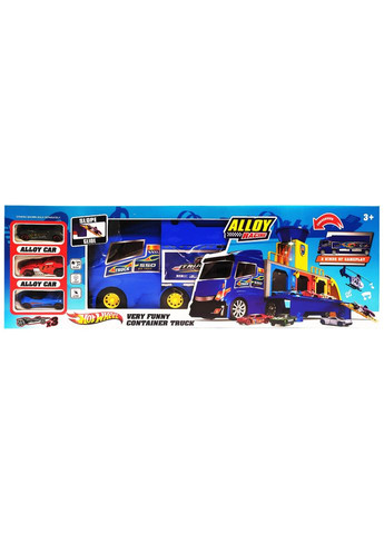 Іграшкова Вантажівка-паркінг "Гонка" HW-118, 3 машинки Bambi (365642222)