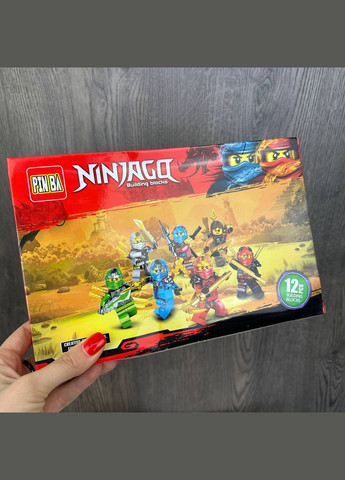 Детский набор фигурок героев Ninjago фигурки игрушечные персонажи Ниндзяго 12 шт Diy (321969117)