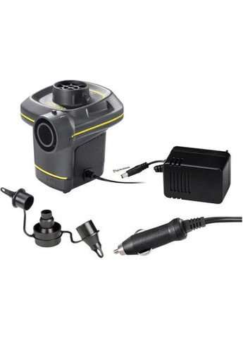 Электрический насос для надувания/сдувания 66634 от сети и прикуривателя (220-240 V, 12 V, 480 л/мин) Intex (297868865)