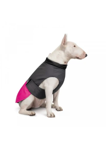 Попона Roy для собак малиновий/сірий Pet Fashion (372504539)