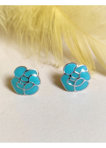 Серьги детские с эмалью родий Xuping Jewelry (370792362)