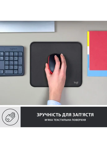 Ігрова поверхня Mouse Pad Studio Graphite (956-000049) Logitech (394963581)