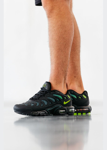 Чорні Осінні кросівки чоловічі nike air max tn plus drift black | найк аір макс тн плюс дріфт чорні No Brand