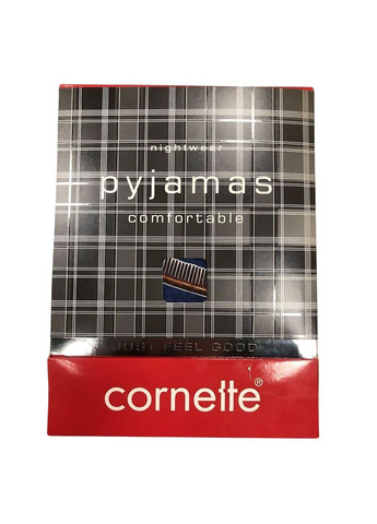 Піжама чоловіча 456/174 штани на манжетах та кофта з довгим рукавом (С) Cornette (305412586)