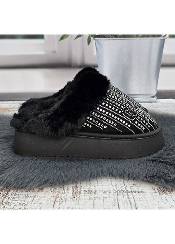 Черные тапочки домашние Fashion