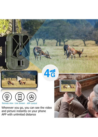 4G фотоловушка HC-940Ultra Li (120MP, 8000mAh, Облако) (1376) Suntek (366735014)