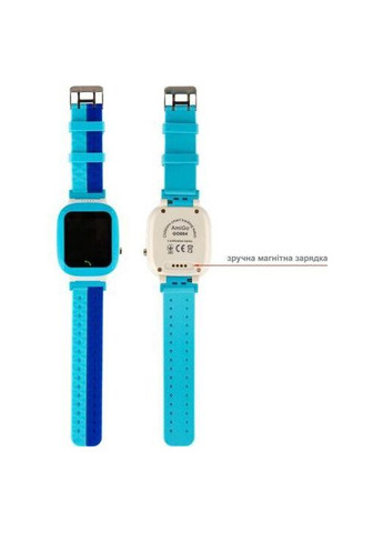 Детские часы с сим картой GO004 Splashproof Camera+LED голубые Amigo (282001392)