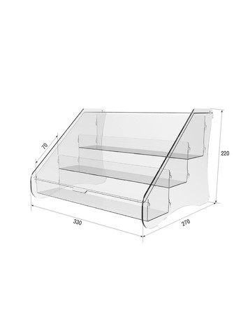 Підставка, гірка для макарун на 3 полиці Ekostar (368306911)