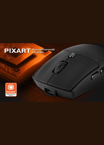 Мышка RM-460W (беспроводная Bluetooth/2.4 ГГц, с аккумулятором и мультиподключением) Real-El (341089469)