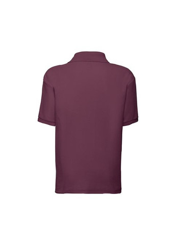 Бордова літня футболка поло дитяча 65/35 polo kids (0634170/141116) Fruit of the Loom