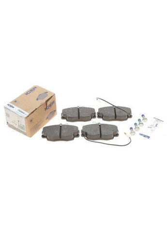 Колодки гальмівні (передні) Renault Clio 90-98/11/19/21 84-96/Peugeot 205/309 85-98 (+датчики) 180554-700 UA63 No Brand (339641856)