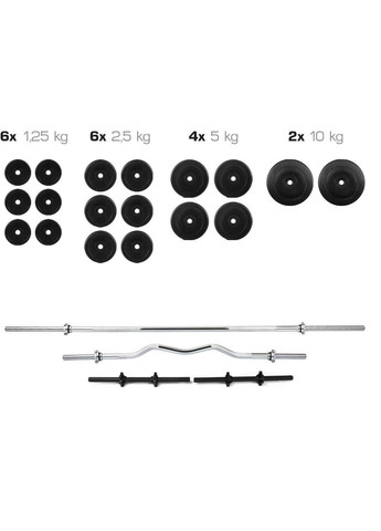 Штанга + Гантели Набор 80 кг WCG (346529272)