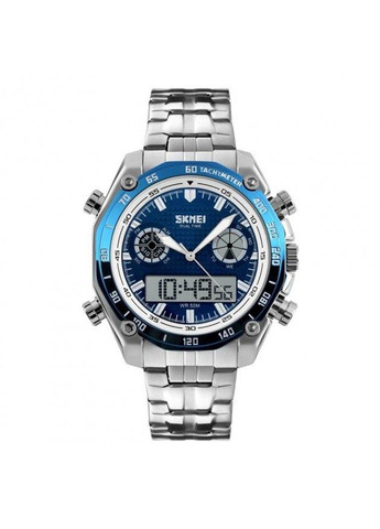 Наручний чоловічий годинник 1204 direct Синій Skmei (314483810)