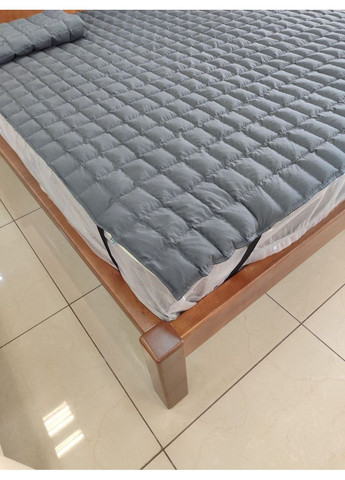 Ортопедичний матрац - наматрацник з біо наповнювачем, дихаючий з ефектом релакса. 180 на 200 см. Сірий Ekko Seat (353719032)