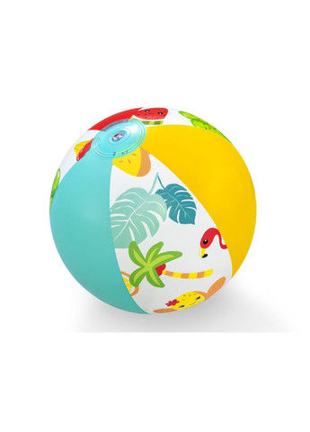 Надувной детский бассейн с мячем и кругом 122x20см 51124 (Диаметр 122 x Высота 20см) Bestway (307088537)