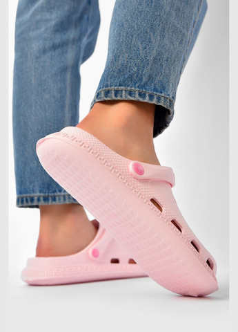 Розовые кроксы женские розового цвета Let's Shop
