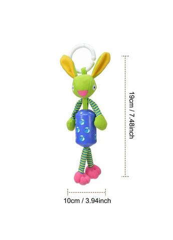 Игрушка на коляску с колокольчиком 125 Зайчик Sozzy (327216363)