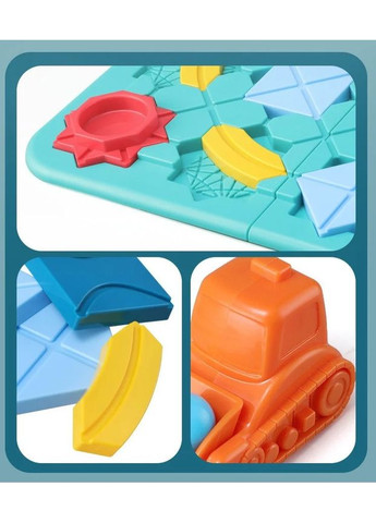 Головоломка Автолабиринт – Учебный лабиринт с машинками для развития логики и моторики No Brand (362453216)