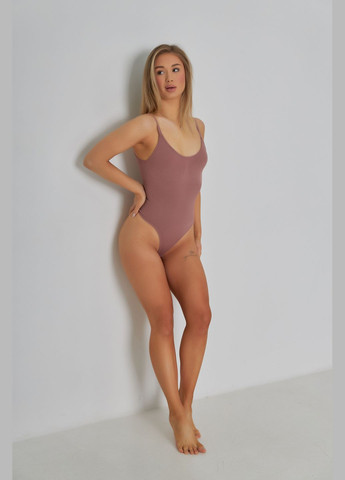 Корректирующее стягивающее боди светло-бордовое с эффектом утяжки на животе Nud (322149201)