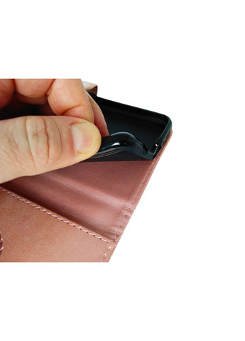 Чохол книжка з 3D узором на А33 5G Чехол книжка жіночий на самсунг А33(A336) Пудровий Samsung (327257471)