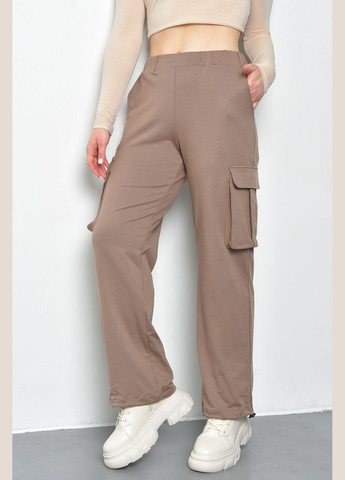 Спортивные штаны женские цвета мокко Let's Shop (285692240)