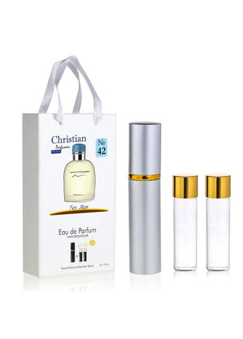 Парфуми чоловічі «Light Blue Homme» № 42 подарункові з атомайзером 3 шт по 12 мл Christian (367985265)
