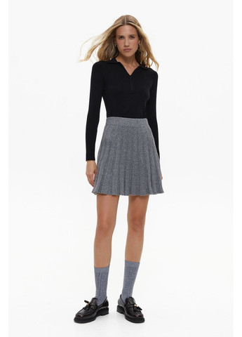 Трикотажна плісирована спідниця, chocolate Solmar Спідниця (366030293)