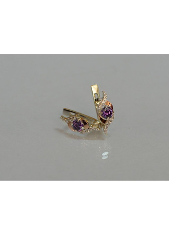 Серебряные серьги с золотыми накладками Silver Style (367112817)