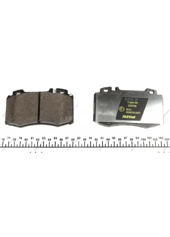 Колодки тормозные (передние) MB S-class (W220) 98-05 (Brembo) Q+ 2327102 (opt-om) No Brand (340421233)